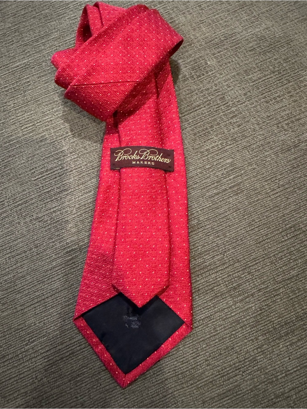 Brooks Brothers Boys, Youth NWT Red Pure Silk Tie - Small - Picture 2 of 4